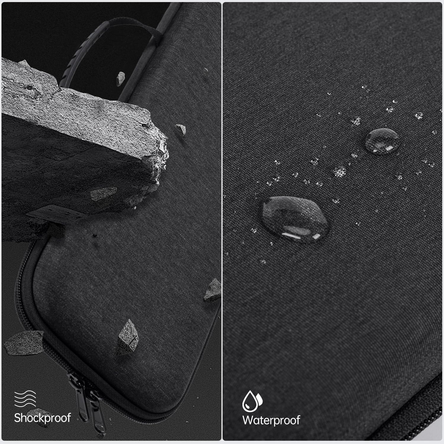 Hard Keyboard Carrying Case Sleeve Cover for Logitech Pebble 2 Combo，Logitech Pebble Keys 2 K380s K380 with Pebble Mouse 2 M350s M350 Wireless Mouse Travel Bag Protective Storage Bag - Image 6