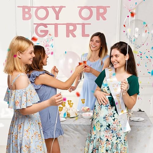 Miniatura 7 de SUNBEAUTY 127 piezas de oro rosa brillante DIY haz tu propia pancarta personalizable letras símbolos para cumpleaños, boda, baby shower, graduación,