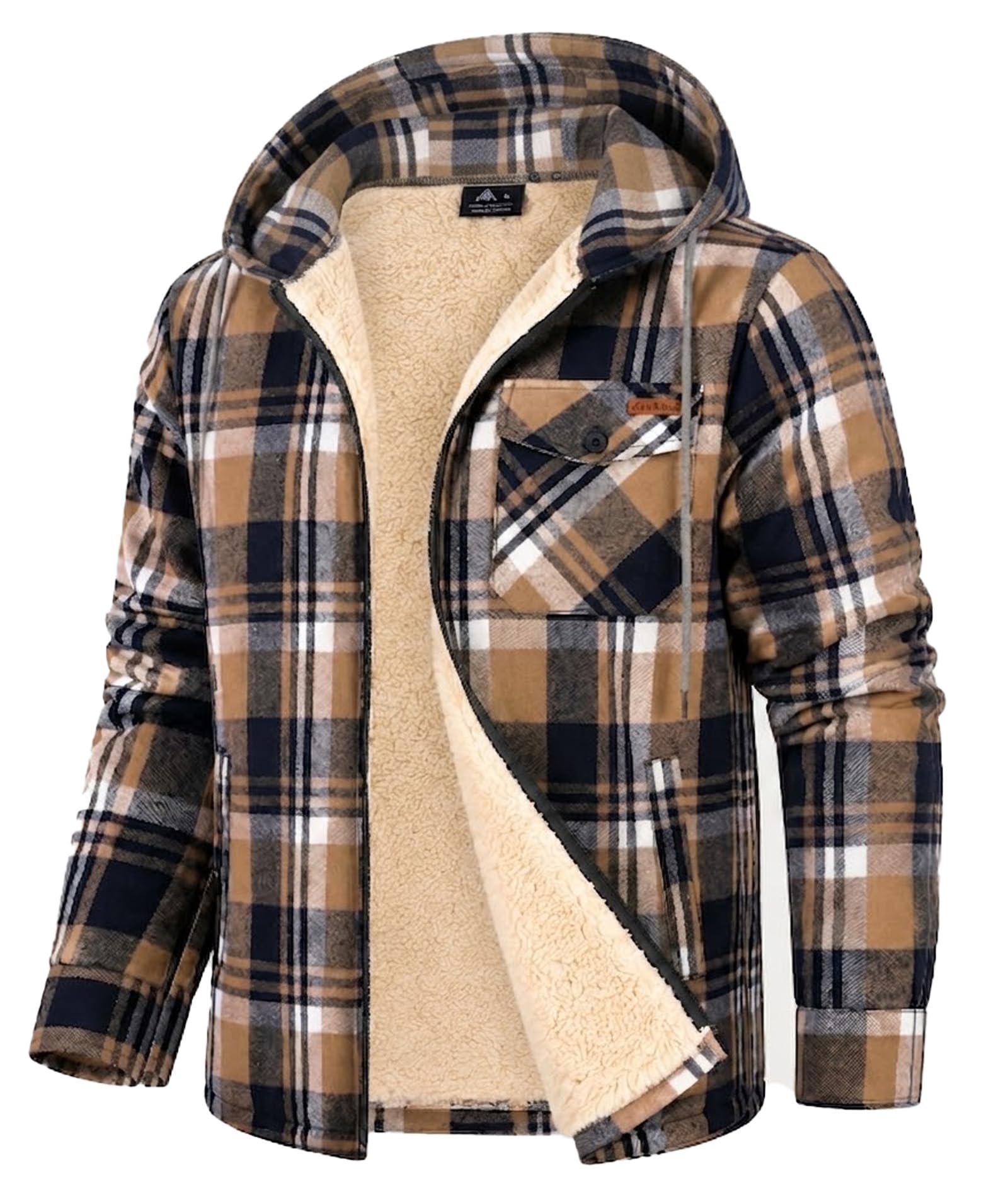 Men's Flannel Hoodie product photo