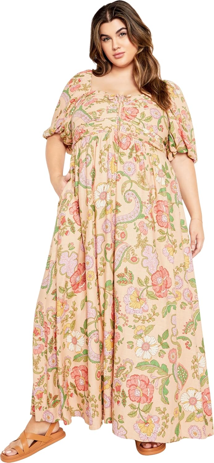 City Chic Women's Plus Size Maxi Dress - Ellea