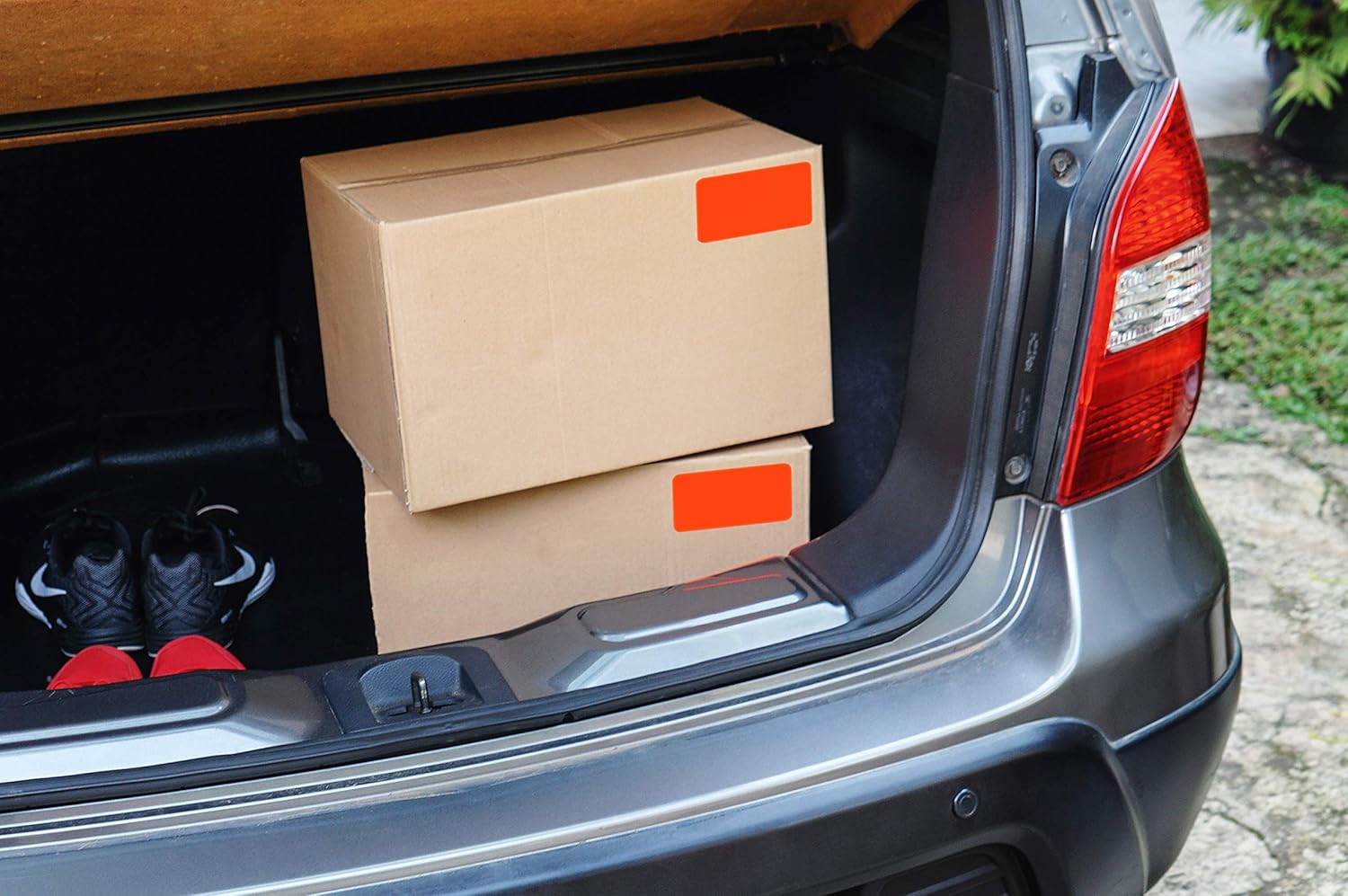 Royal Green Name Badge writable Stickers 4 inch x 2 inch Rectangular - White Sticker Labels Blank (102 mm x 51 mm) - 45 Pack : Office Products