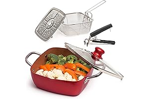 Moss & Stone 5-Piece Copper Cookware Set