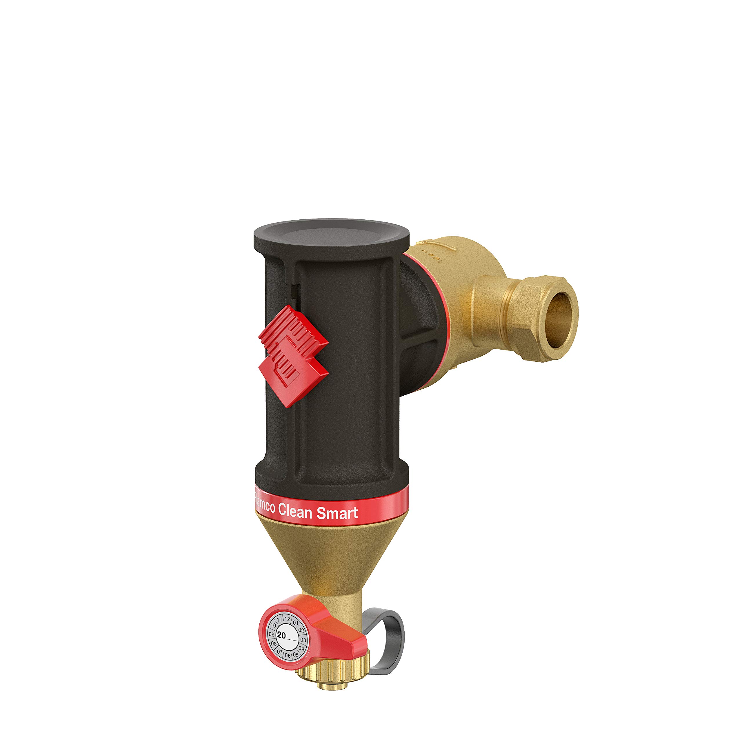 Flamco Clean Smart - Separador de lodo magnético (22 mm, 30022)