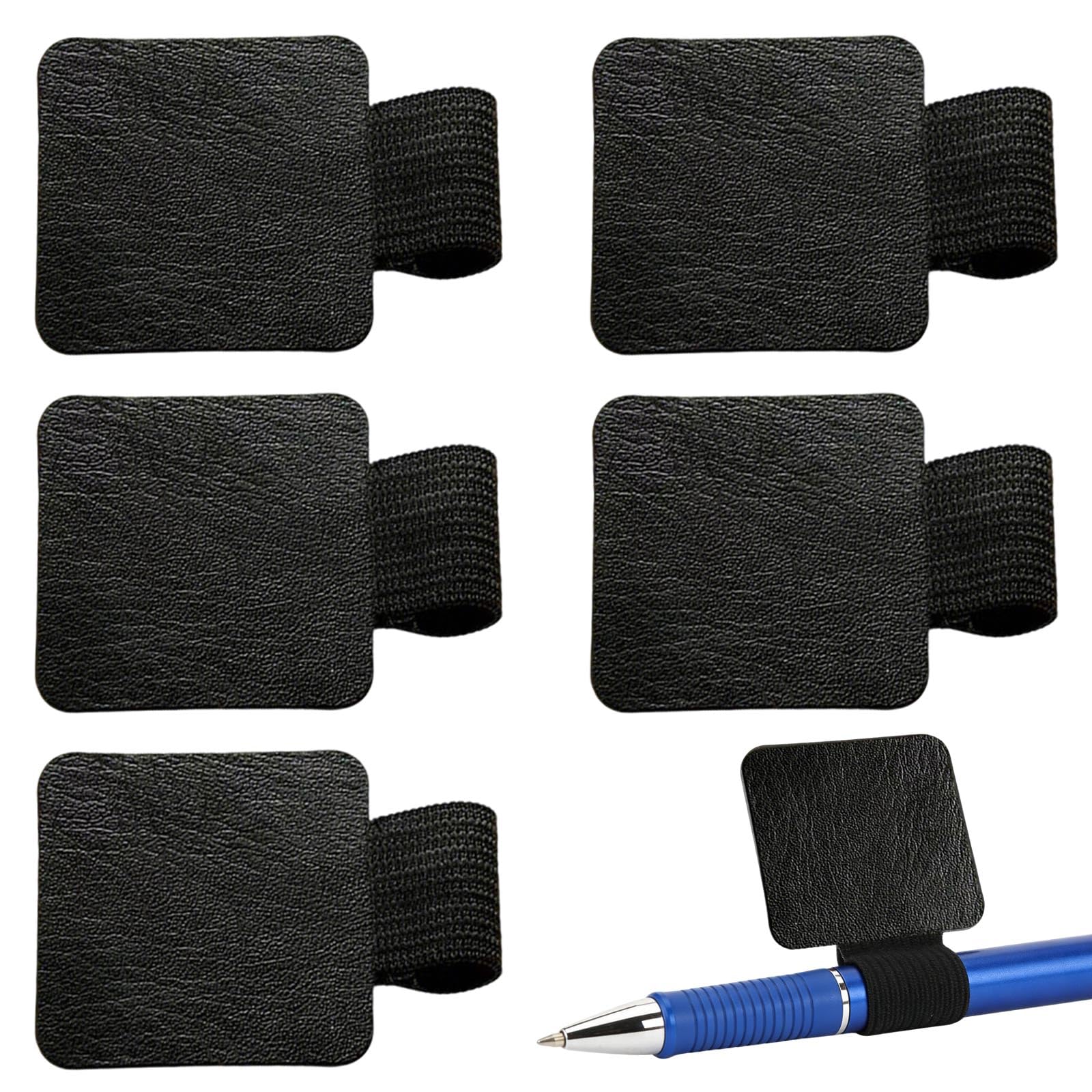 Pen Loop, Pen Holder for Notebook, Self Adhesive Elastic Pencil Ring for Notebook Diary Calendar Tablets