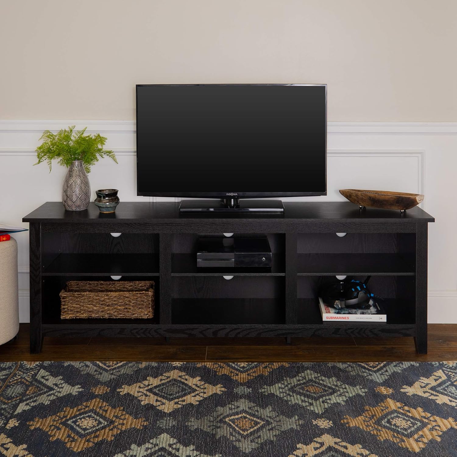 UNIVERSAL LTD TV Stand for 75 INCH TV Entertainment Center 75 INCH TV with Storage