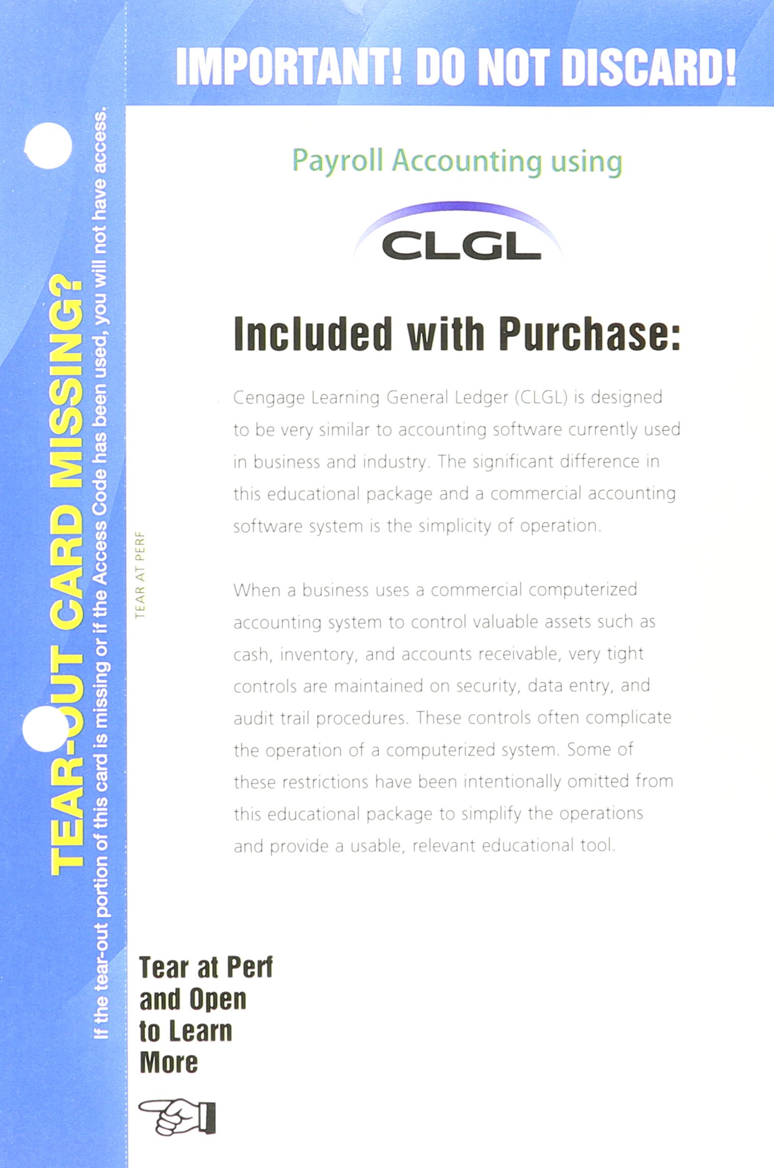 Bundle: Payroll Accounting 2017 (with CengageNOWv2, 1 term Printed Access Card), Loose-Leaf Version, 27th + Access Sticker for LMS Integrated CengageNOWv2 Bundles Payroll Accounting 2017 - Image 3