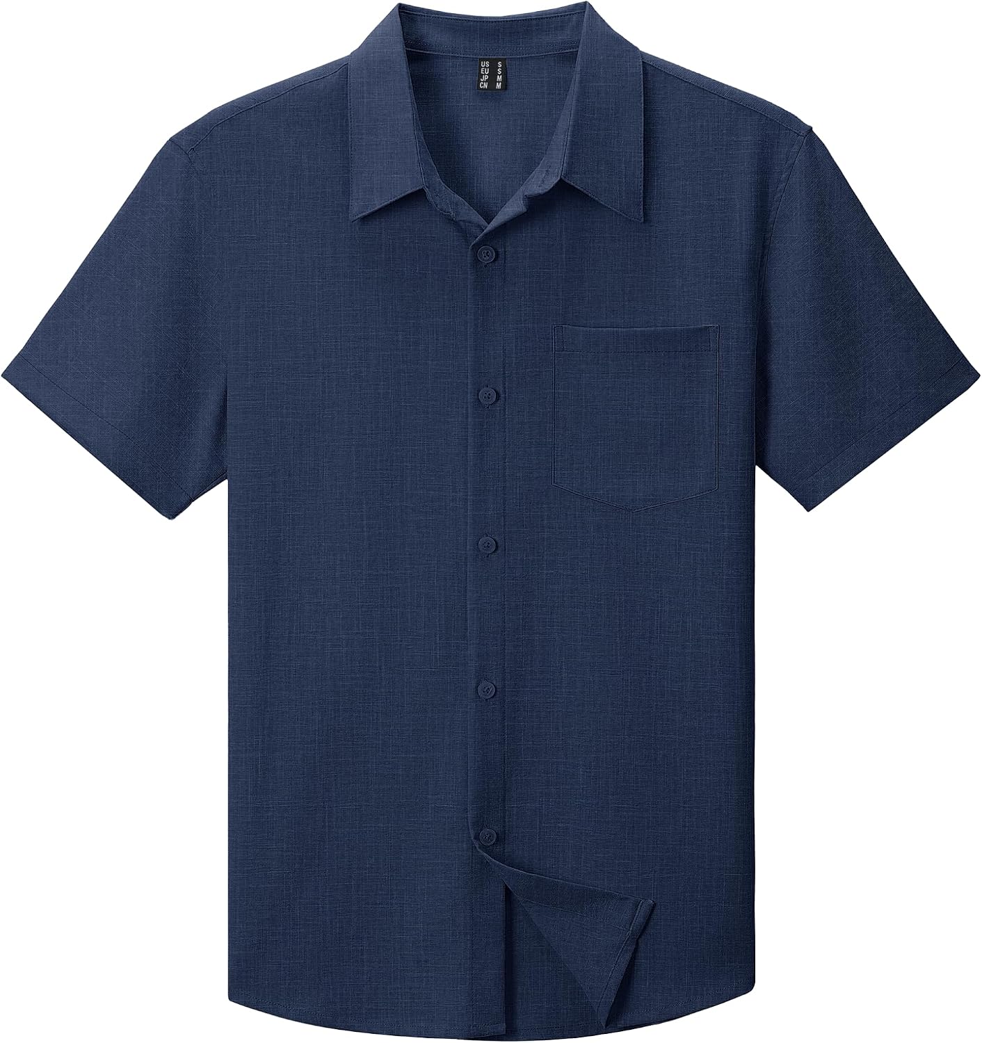 MAGCOMSEN Men's Short Sleeve Shirts Summer Button Down Casual Shirts Beach Vacation Wedding Shirt with Pocket image 5