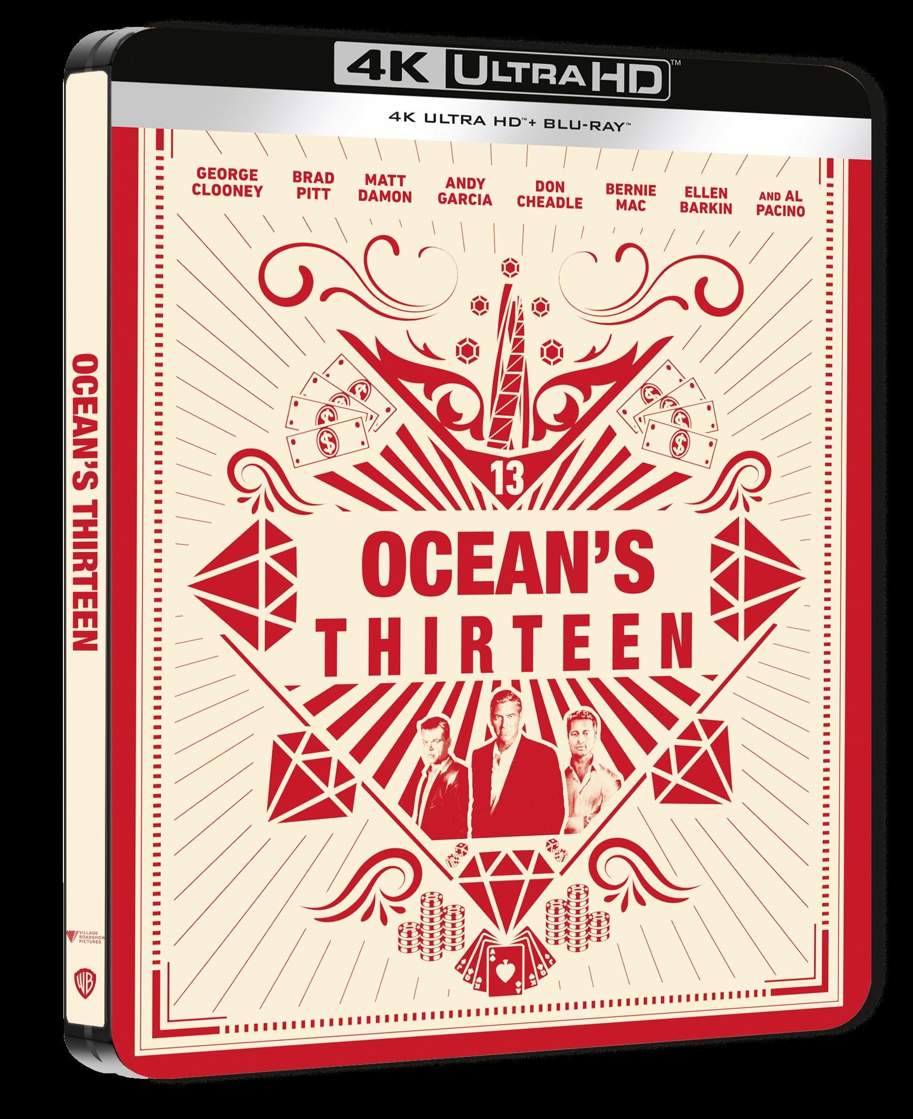OCEAN'S THIRTEEN STEELBOOK (4K Ultra HD + Blu-ray)