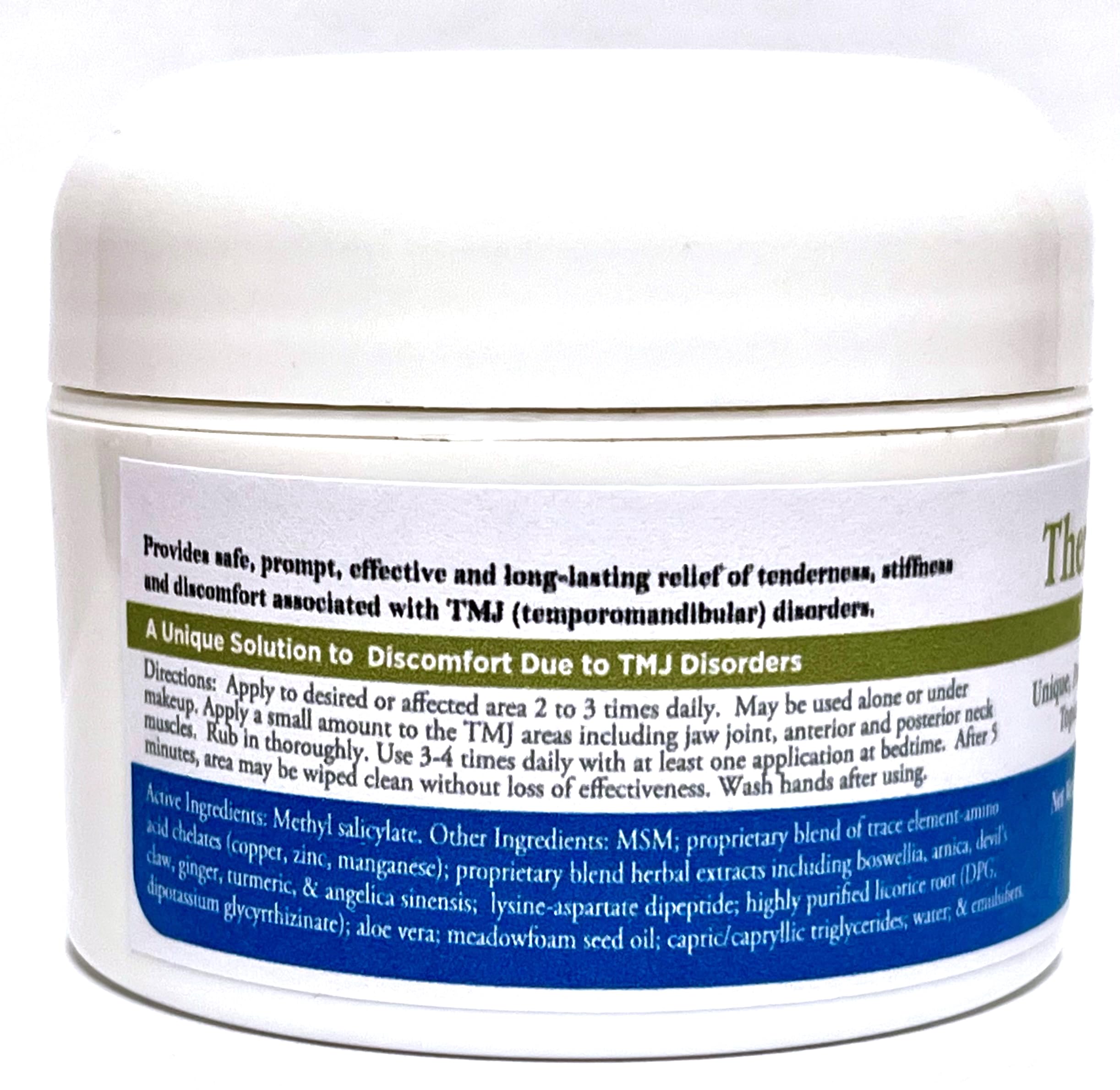 Amazon.com: Theraflex RX® TMJ Cream (Doctor Formulated). This is a