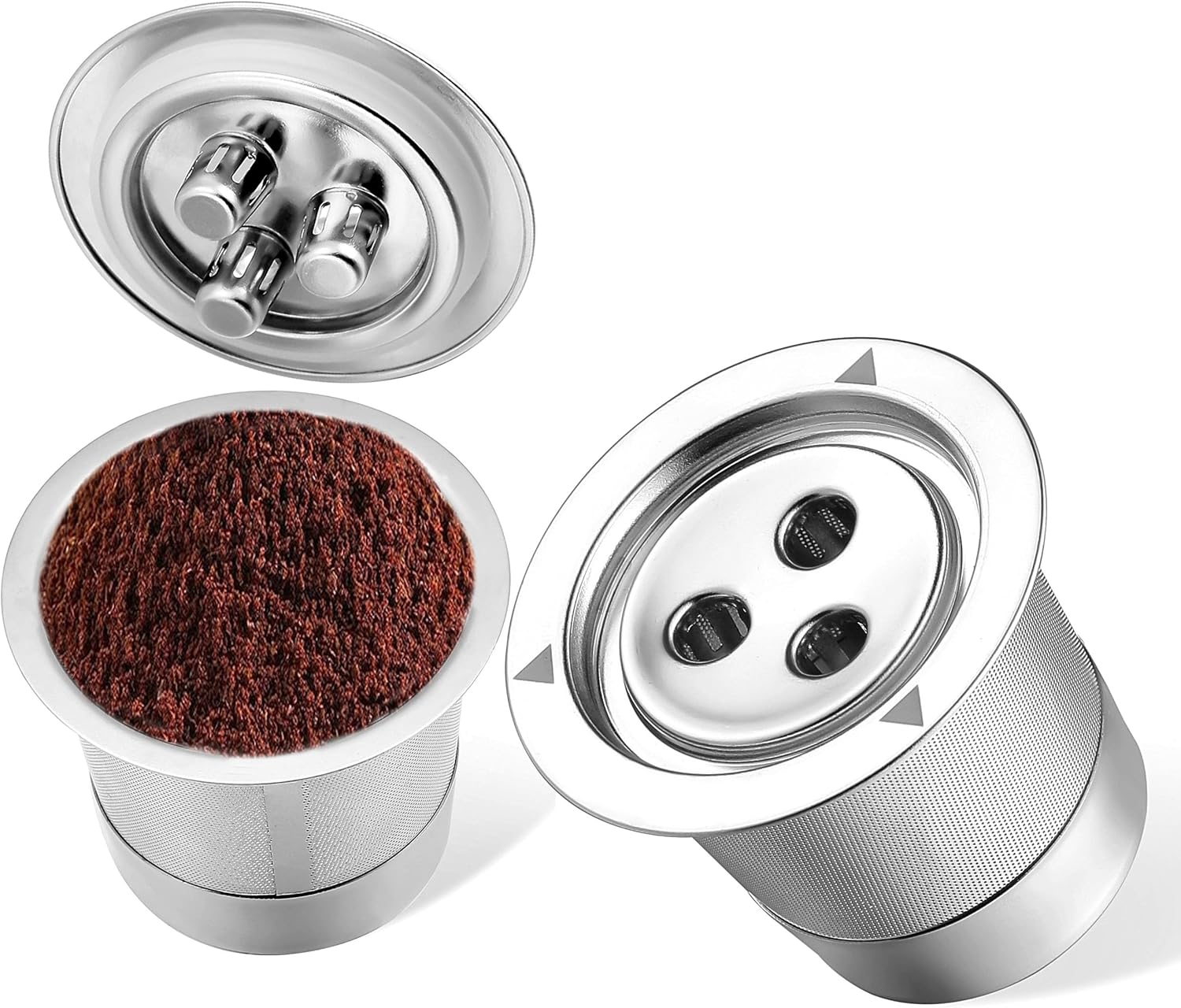 Reusable K Cups Coffee Filters Compatible with Ninja Dual