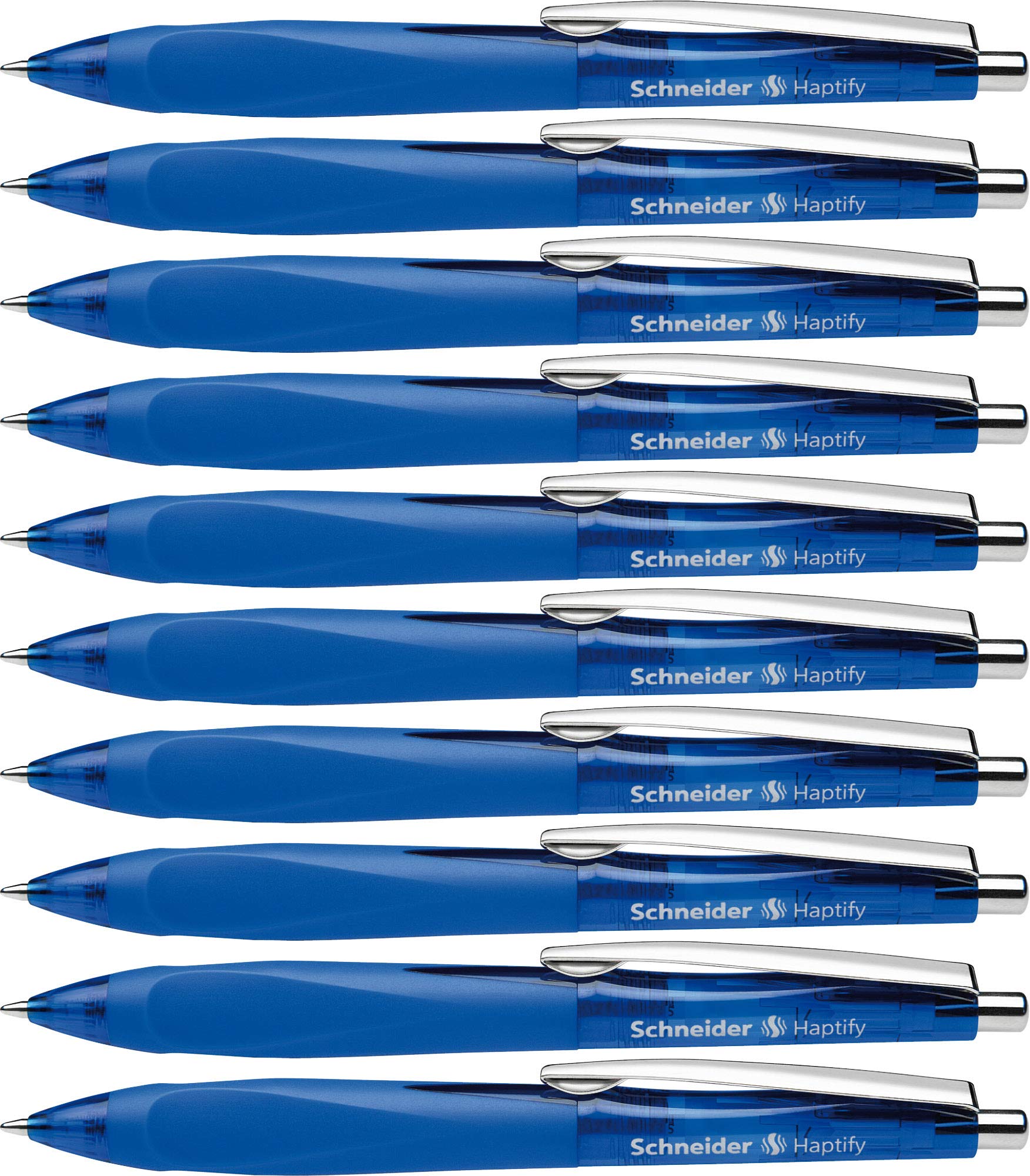 Schneider Ballpoint Pen Haptify Blue (Pack of 10)