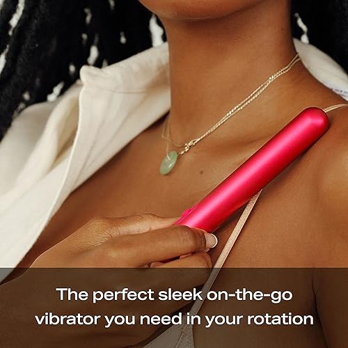 Miniatura 11 de JIMMYJANE Chroma Sleeve 1 - Funda vibradora con una base de ventosa manos libres, diseñada para vibrador Chroma Bala, silicona, sin látex, sin Rojo