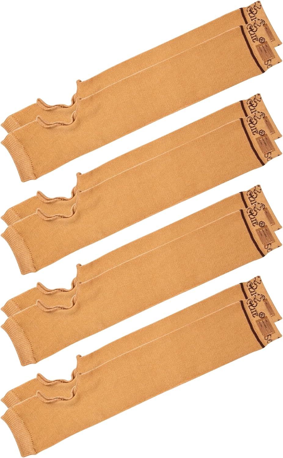 SecureSleeves (4 Pairs) Elderly Skin Protector Sleeves - Geri Arm Sleeve Protects Sensitive Thin Skin from Tears Bruise UV