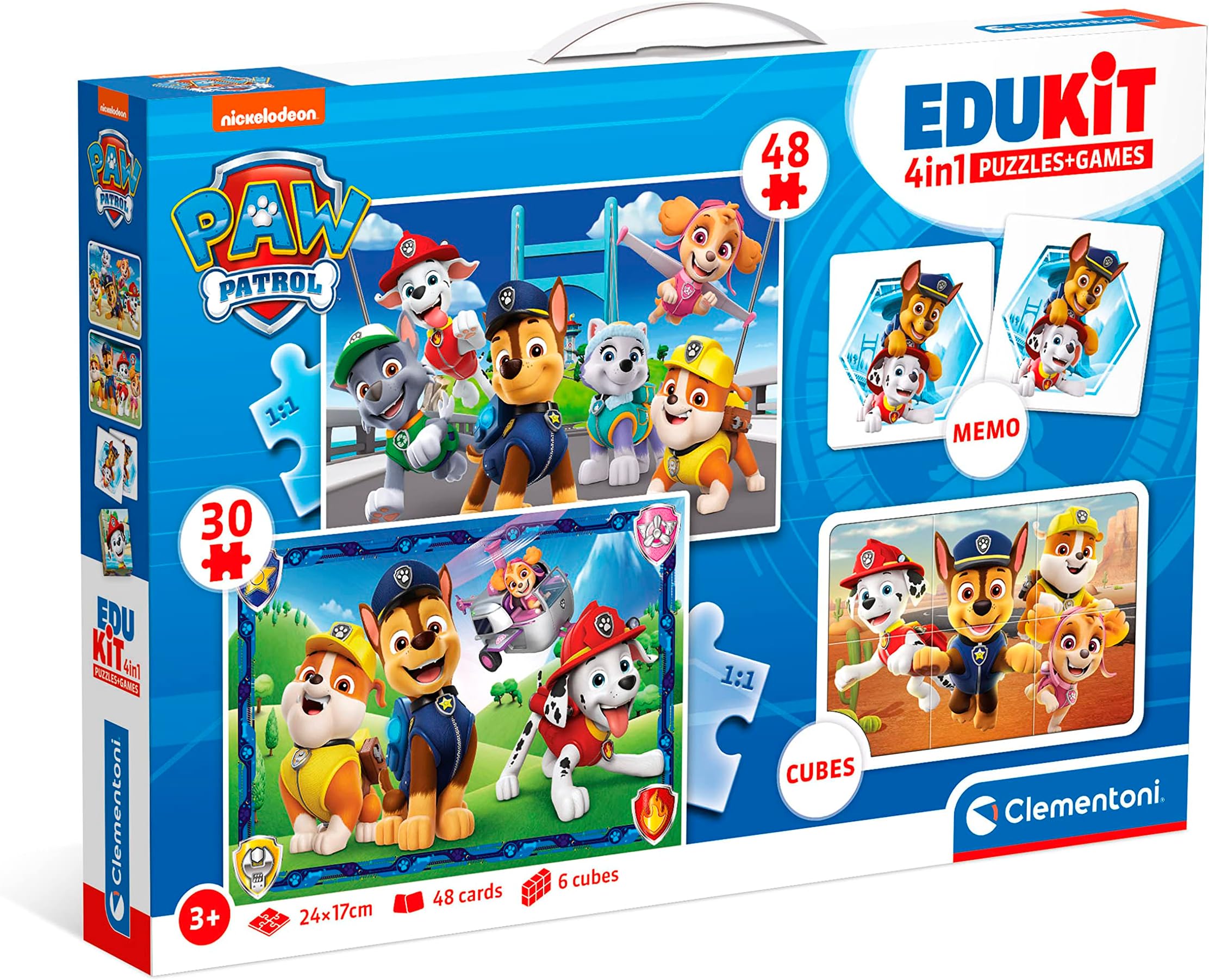 ClementoniEdukit - Edukit 4In1 Paw Patrol, Toy for Kids 3-5 Years - 18291