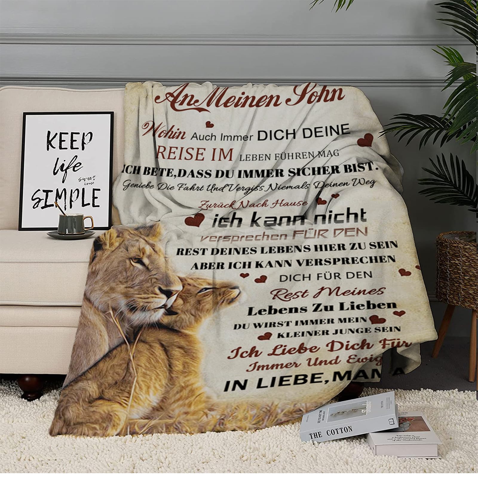 Personalisiertes Foto-Decken – Flanell-Überwurfdecke 200x150 Cm Mit Eigenem Bild