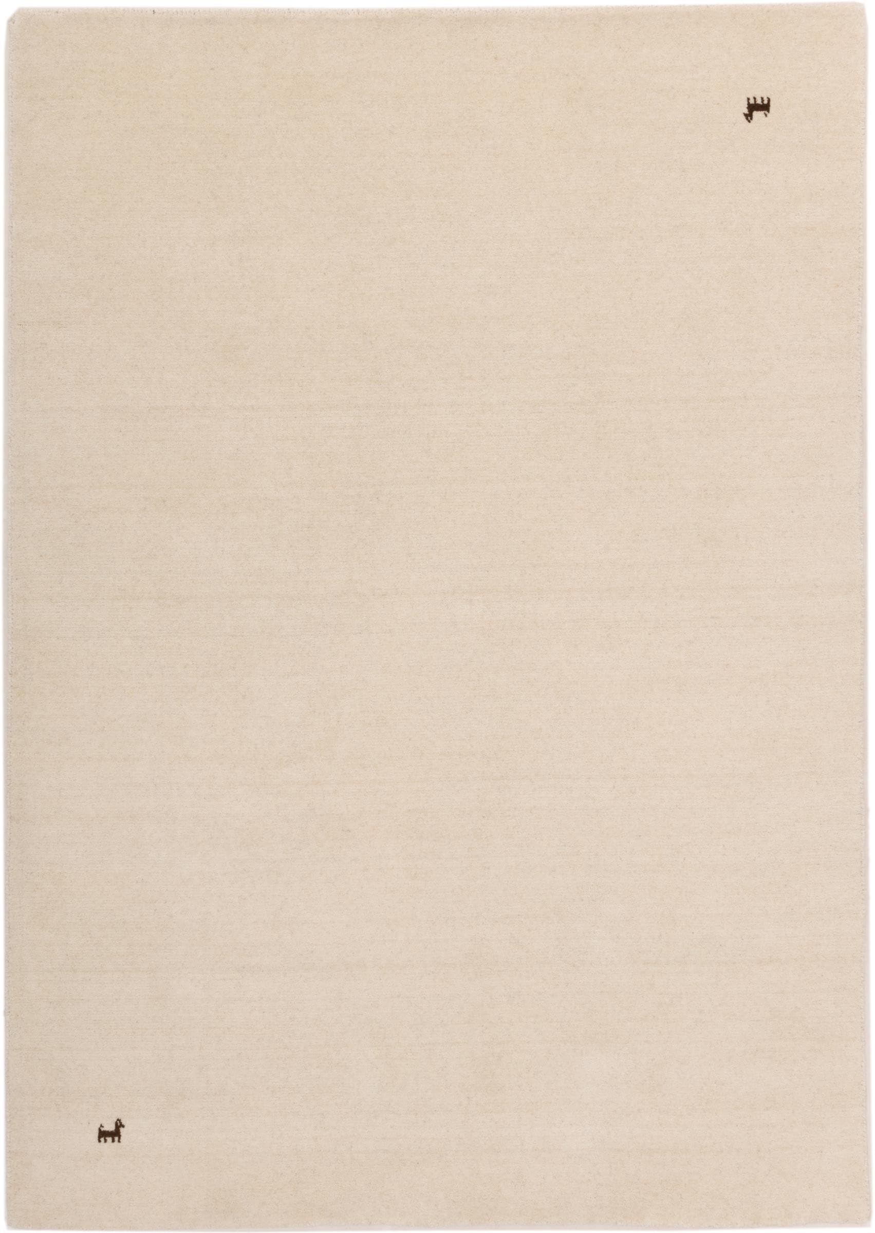 Tapis Gabbeh moderne en laine 122x175 pour un salon chaleureux
