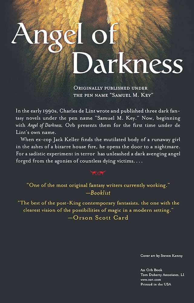 Angel of Darkness (Key Books, 1): de Lint, Charles: 9780312874001