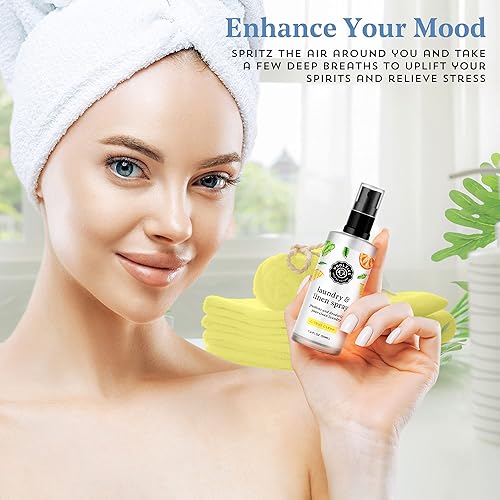 Miniatura 5 de Woolzies Juego de spray de lino de aceite esencial para ropa  Uso con bolas de secadora de lana, cara y cuerpo, niebla natural para la habitación