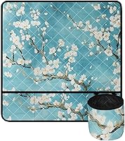 Vista 50 de Tapetes para máquina de coser de girasol y colibrí para mesa con bolsillos, para máquinas de coser de Acción de Gracias, alfombrillas para reducir