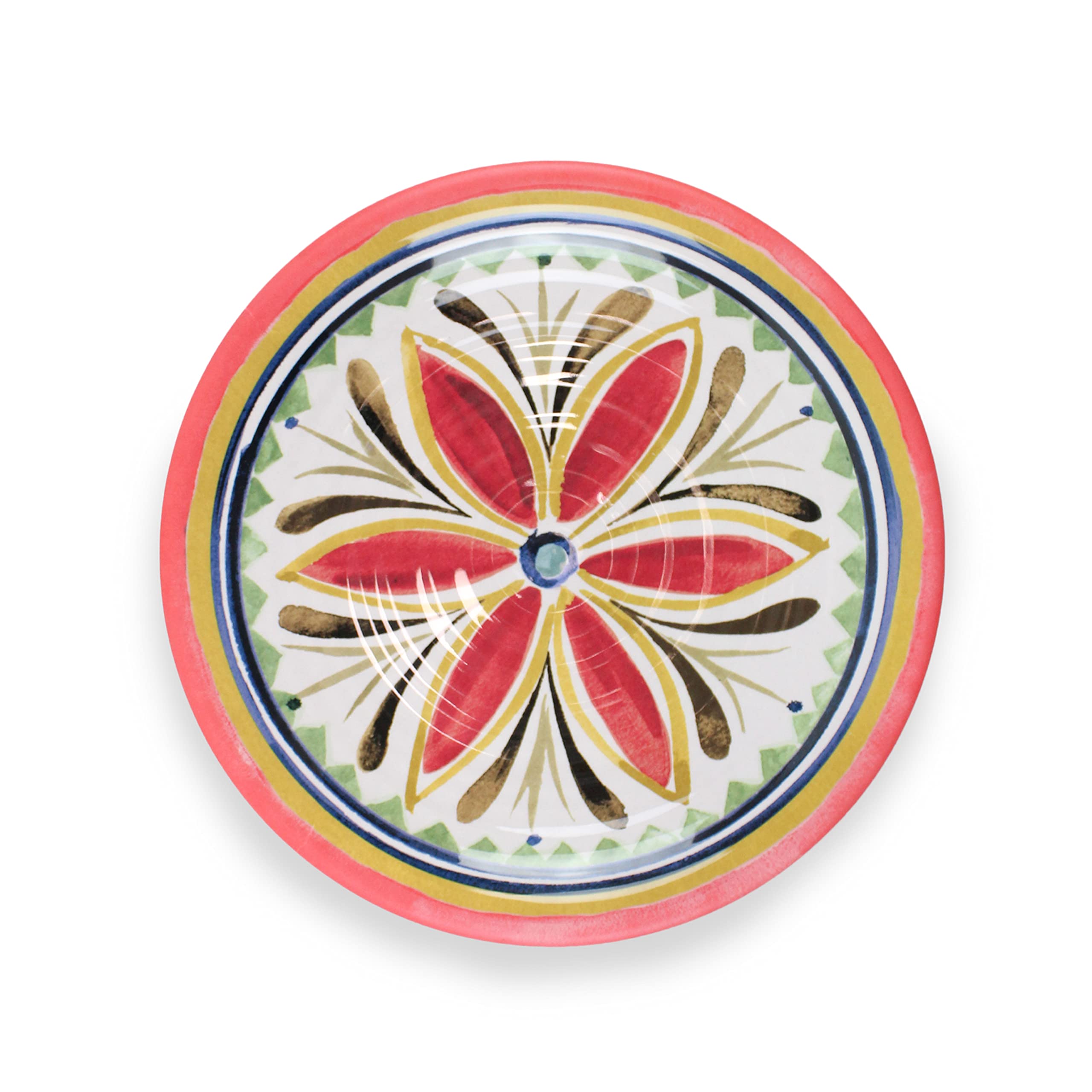 Purely Home Melamine/Plastic Outdoor/Camping/Picnic Side Plates Set (Mediterranean, 1)