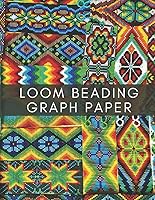 Vista 1 de Loom Beading Graph Paper Beading Graph Paper Notebook with Multiple Patterns for (loom or square, peyote and brick stitch ) to create your own