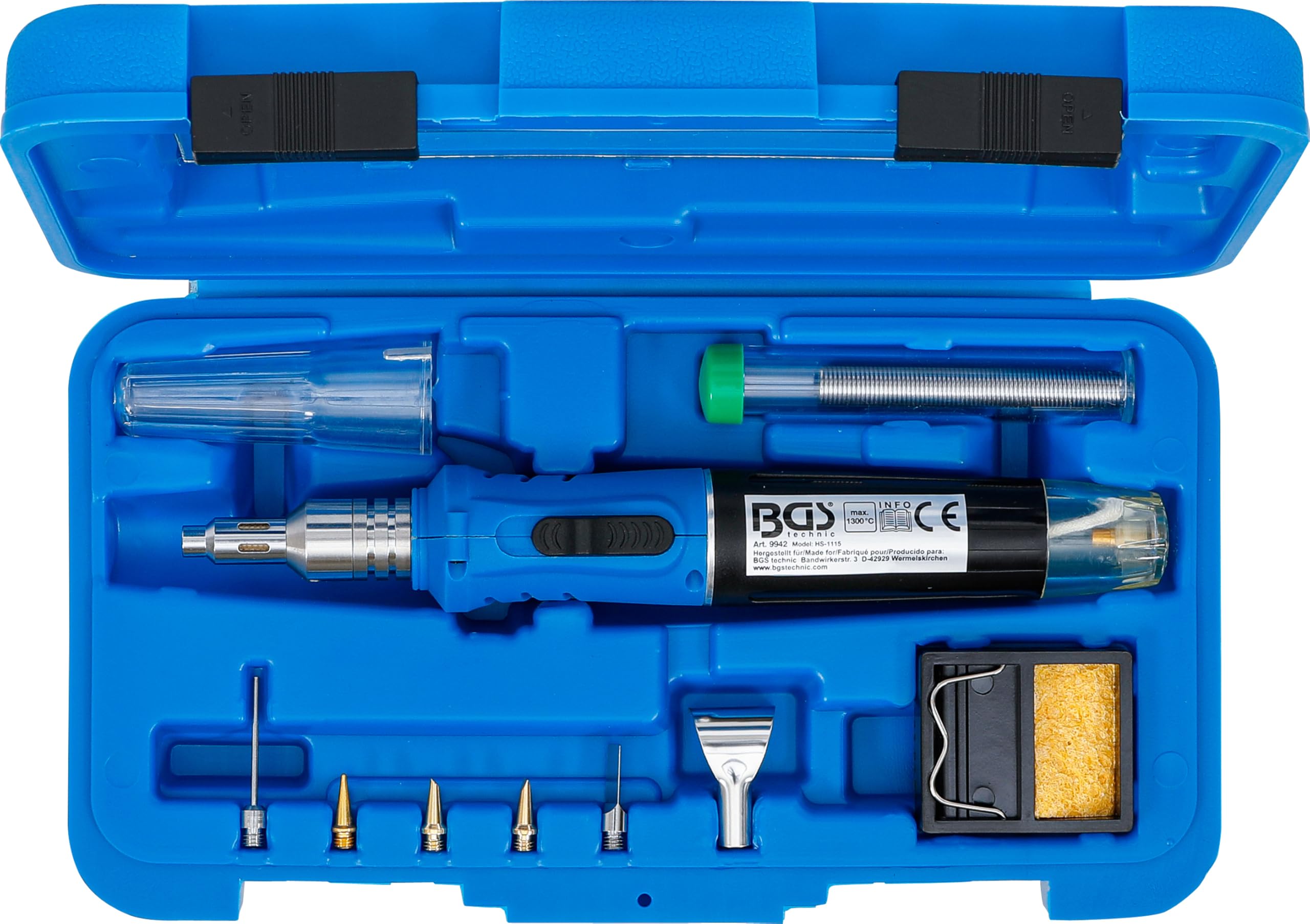 BGS 9942 | Gas Soldering Iron Set : Amazon.es: DIY & Tools