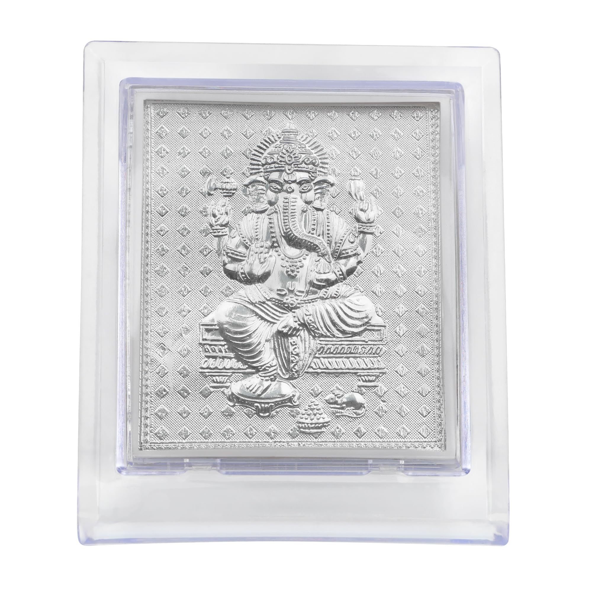 PLATAA Silver Ganesh Ji Frame For Your Home And Office | Car (GANESH, 11.5x9x4.5) (B0DFYRMFSH) Amazon Price History, Amazon Price Tracker