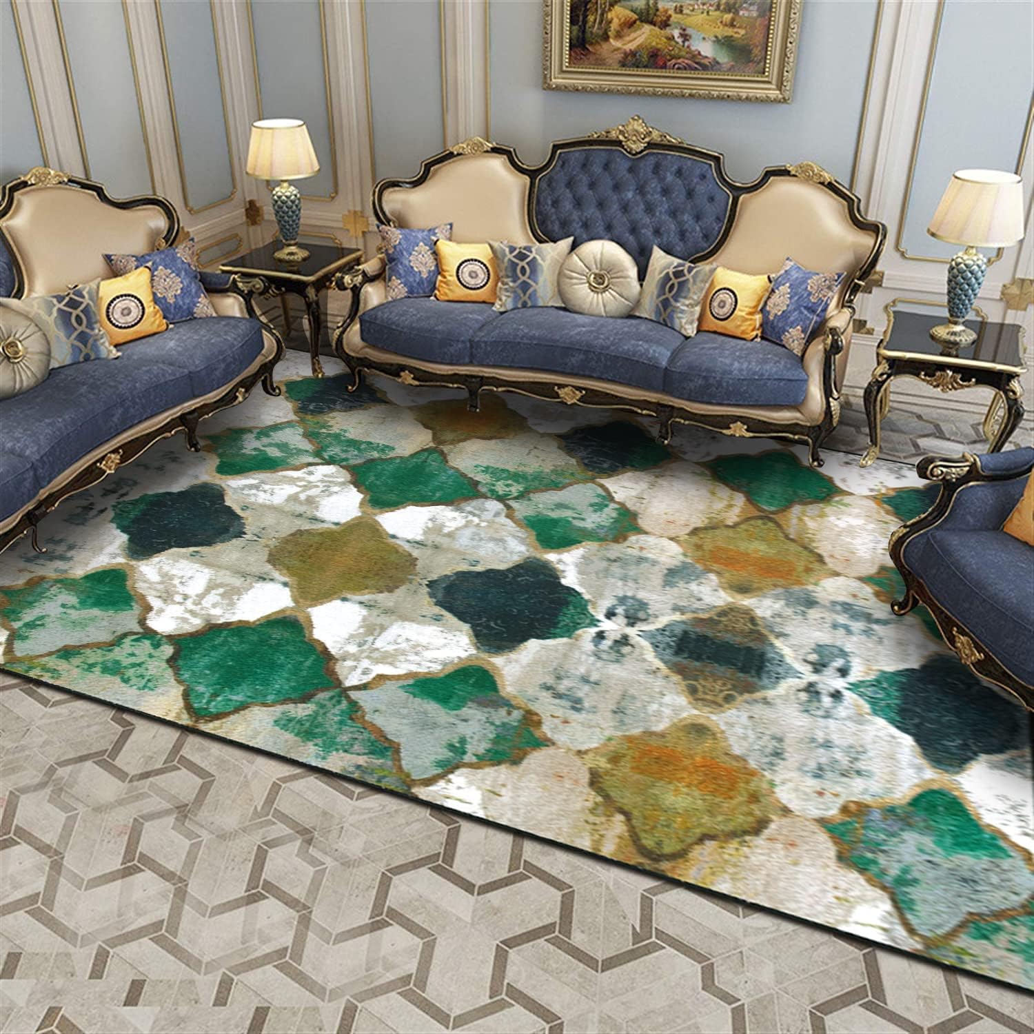 Jiyuhang Rugs Living Room Large 160x230, Area Rugs for Living Room Anti