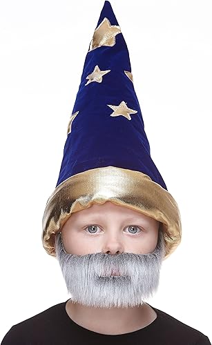 Miniatura 4 de Mustaches Barba falsa de noble autoadhesiva para niños, doble cara 3M, yeso médico autoadhesivo para barbas falsas, color gris y blanco