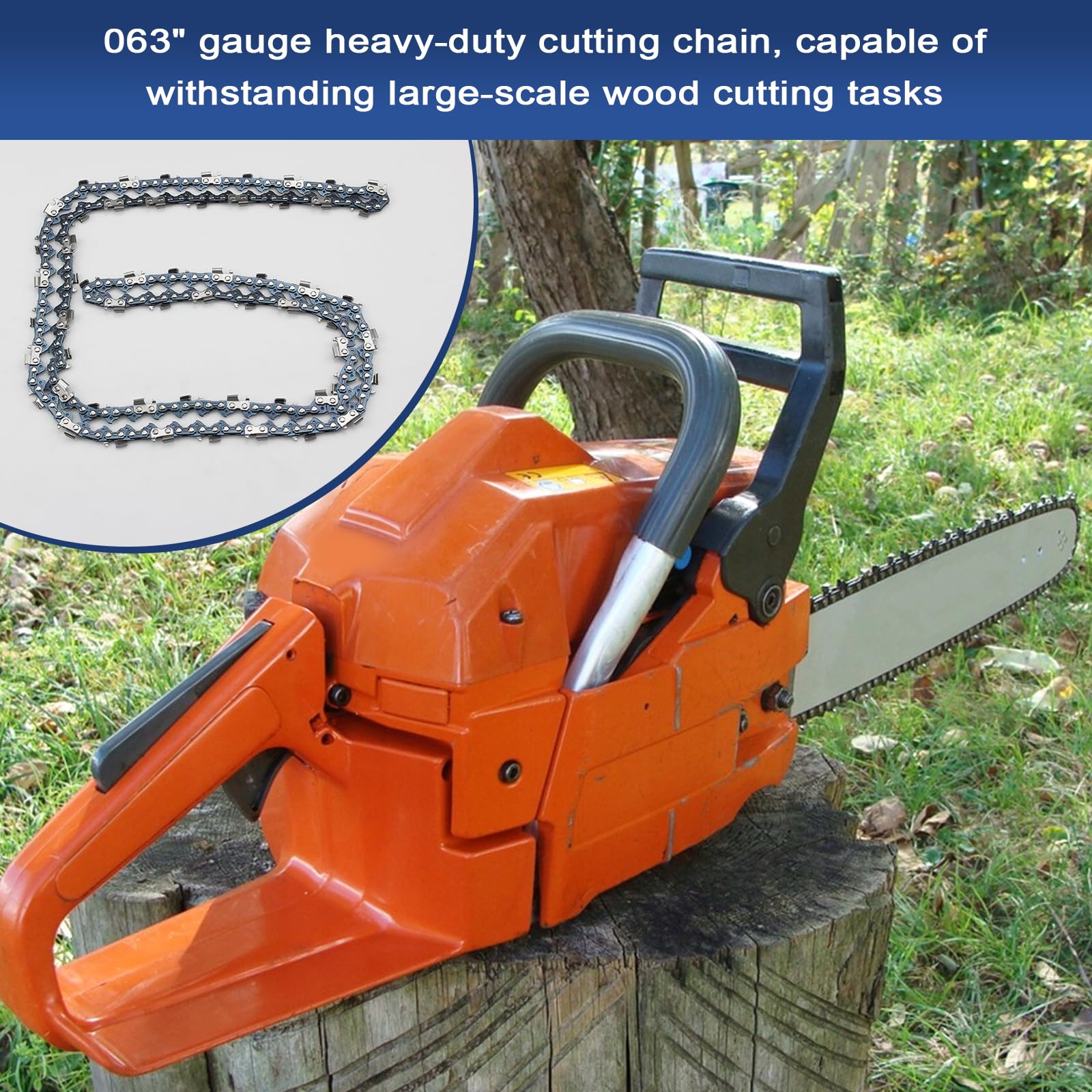 Husqvarna 36 Chainsaw Chain 591164015, .068 gauge; H83