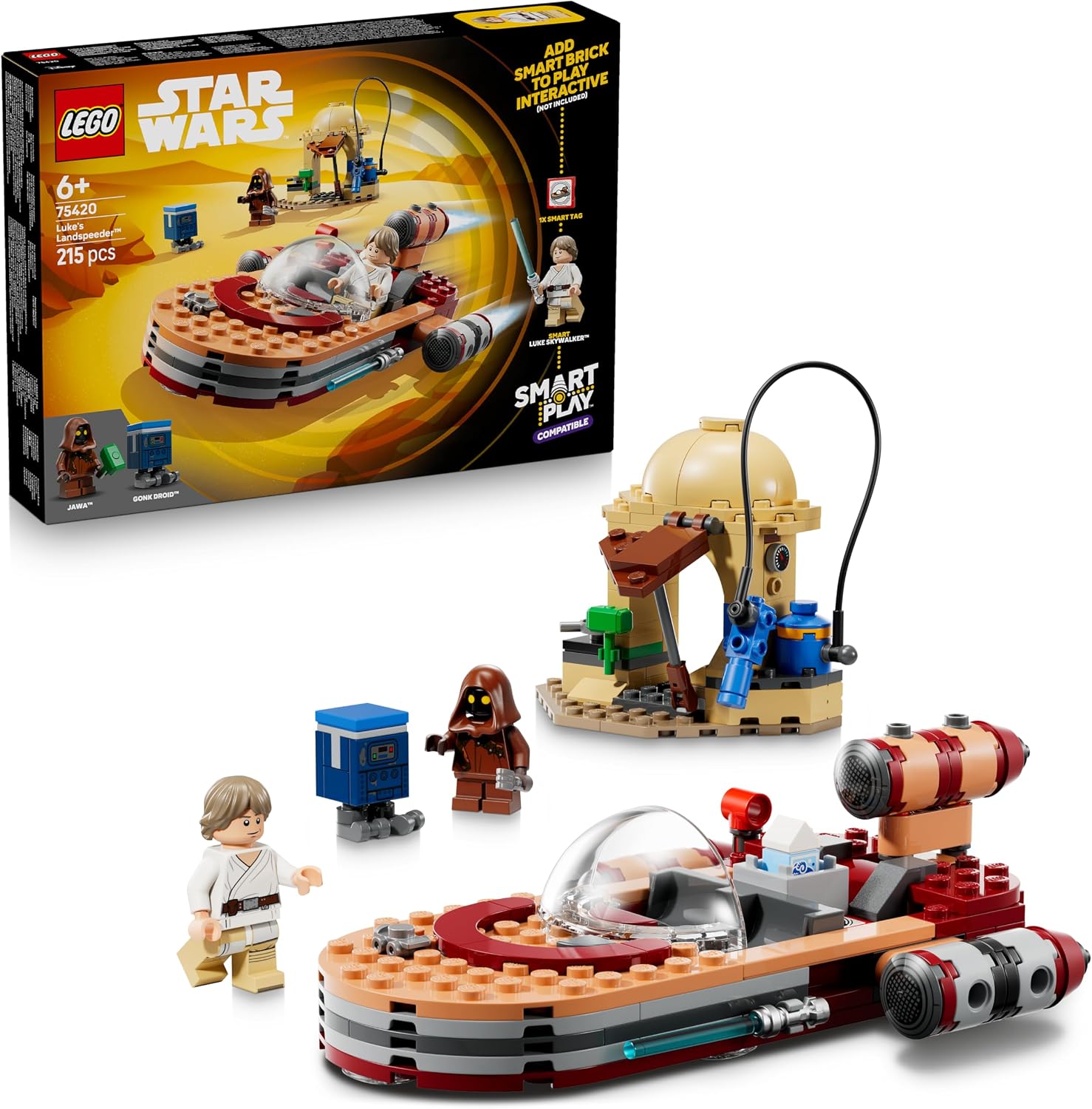 LEGO Star Wars 75424 Smart Play : l’Attaque du AT-St sur Endor - Set Compatible - Jouet Interactif - 2 Smart Tags & Minifigurine de Wicket - Idée Cadeau dès 8 Ans pour Garçon, Fille ou Fan Adulte — vue 11