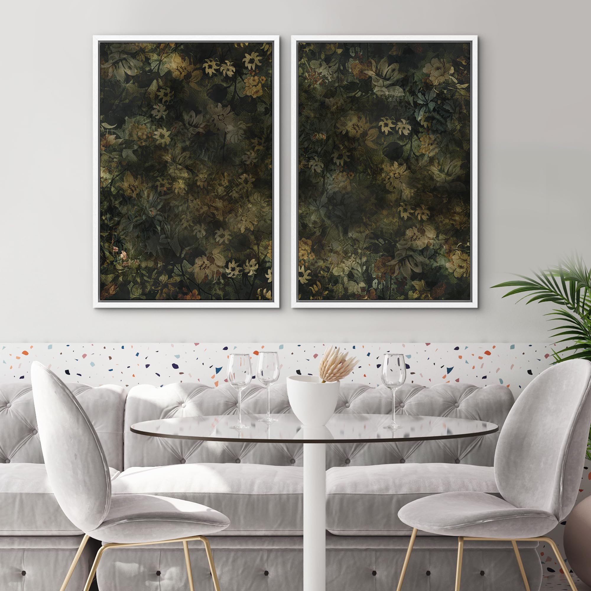 SIGNWIN Framed Canvas Print Wall Art Abstract Wave Pattern Modern Art Minimalist Neutral Decor for Living Room, Bedroom, Office - 16"x24"x2 Natural — view 127