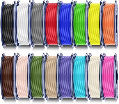 SUNLU PETG Filament 1.75mm,250g,16 Packs