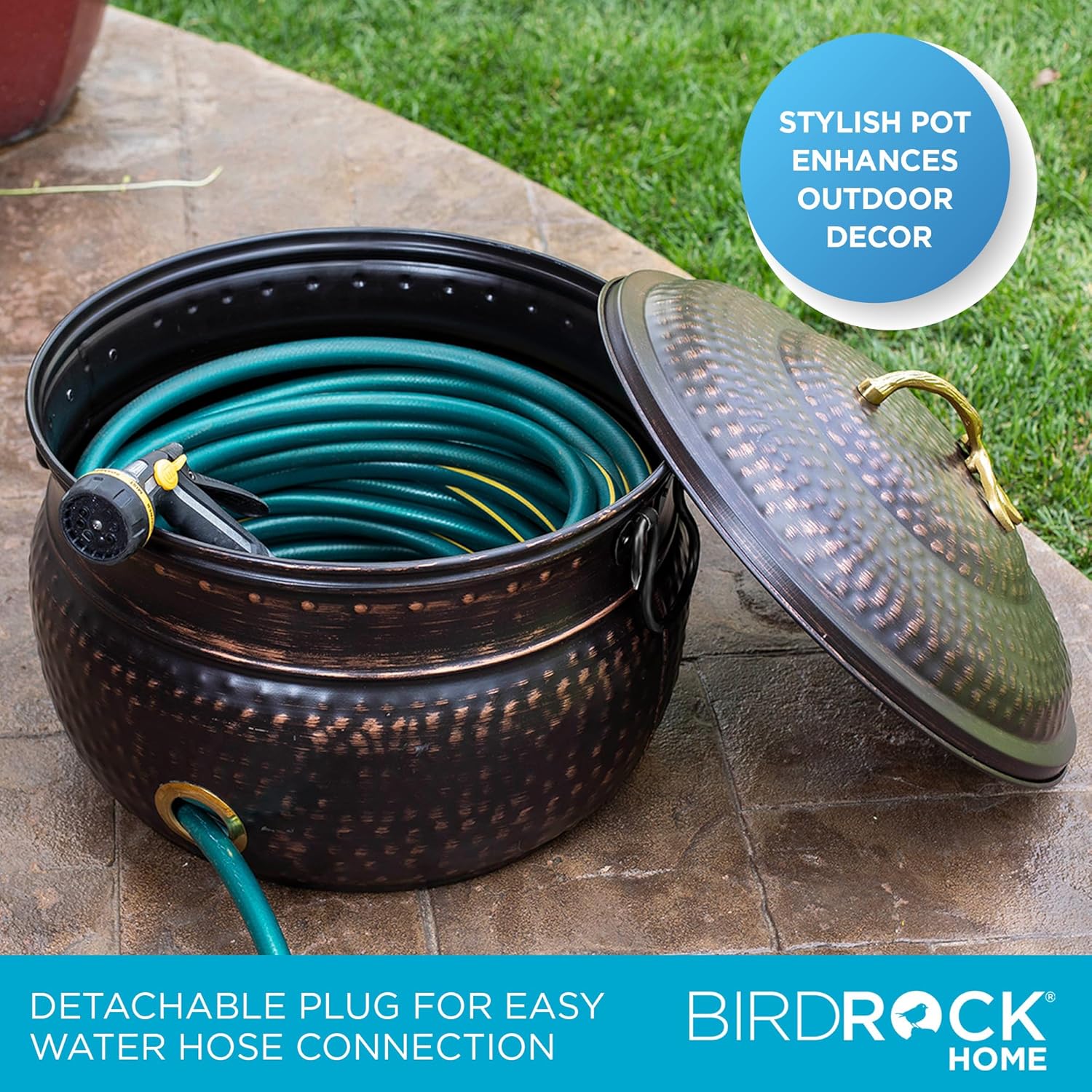 Decorative Water Hose Holder with Lid Handle Jamaica Ubuy