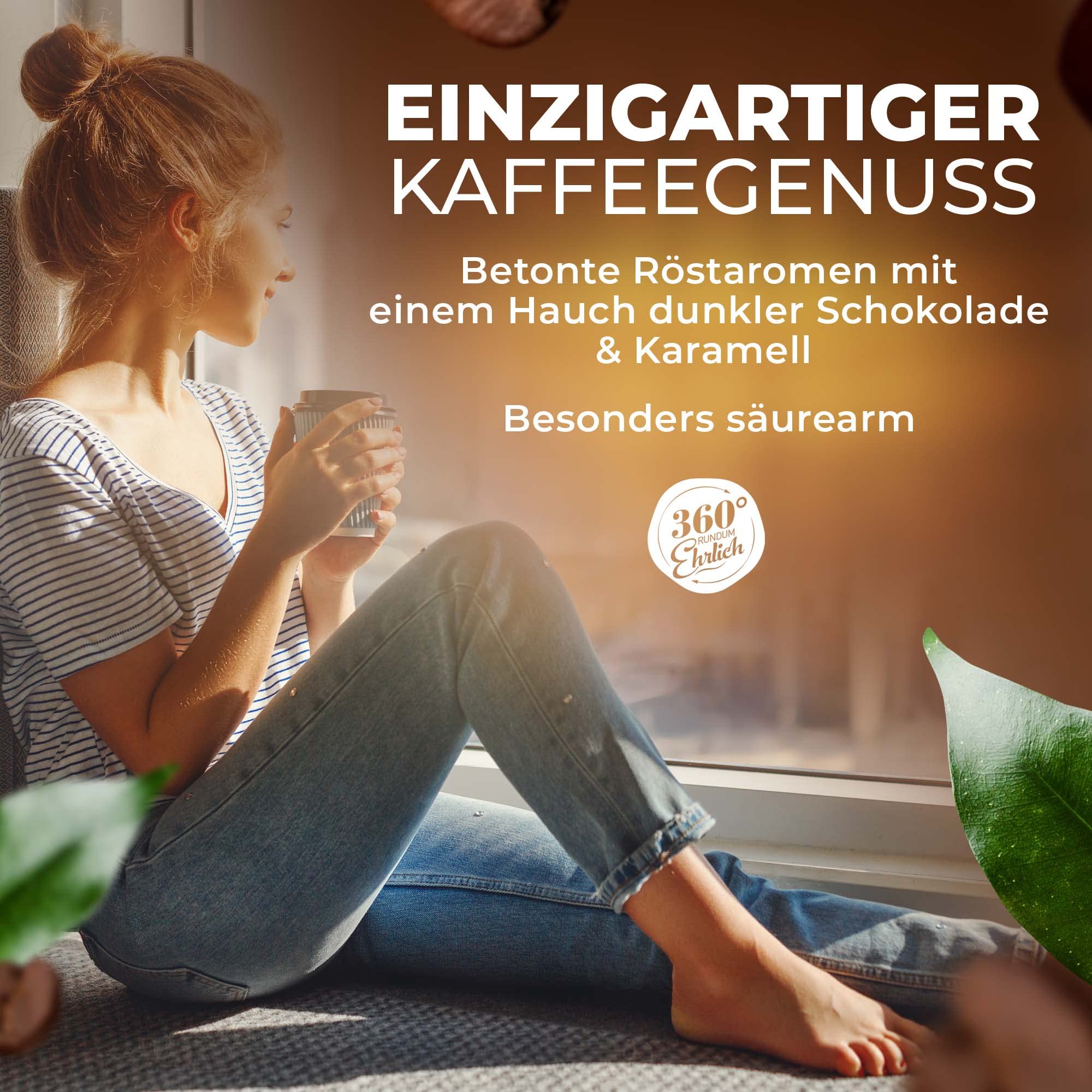 Premium Bio ziarna kawy 1000 g, 100% Honduras Hochland Arabica ziarna kawy bio – pyszne, łagodne, niskokwasowe – kawa organiczna całe ziarna – idealna jako w pełni automatyczny ekspres do kawy 360°