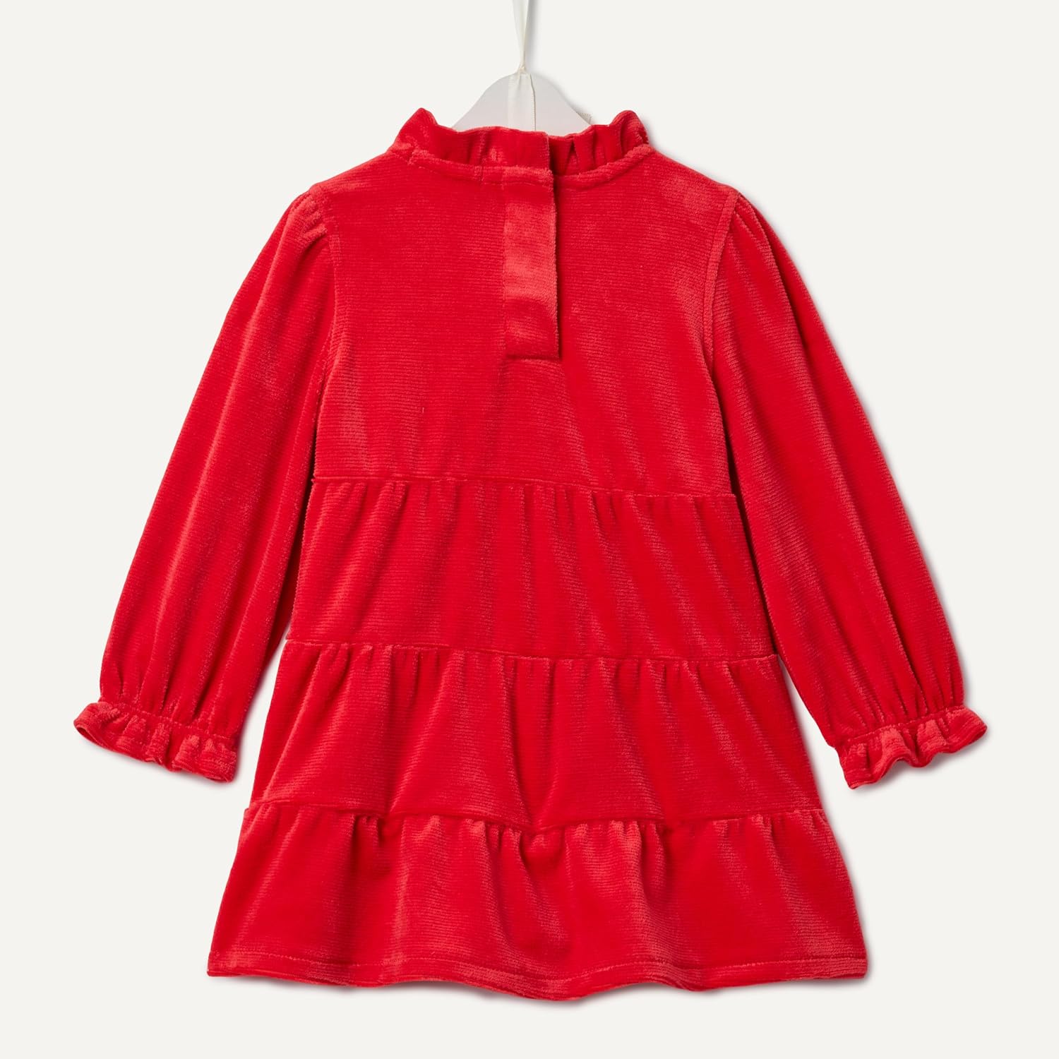 Amazon Essentials x Sofia Grainge Toddlers and Baby Girls' Long Sleeve Velour Corduroy Dress