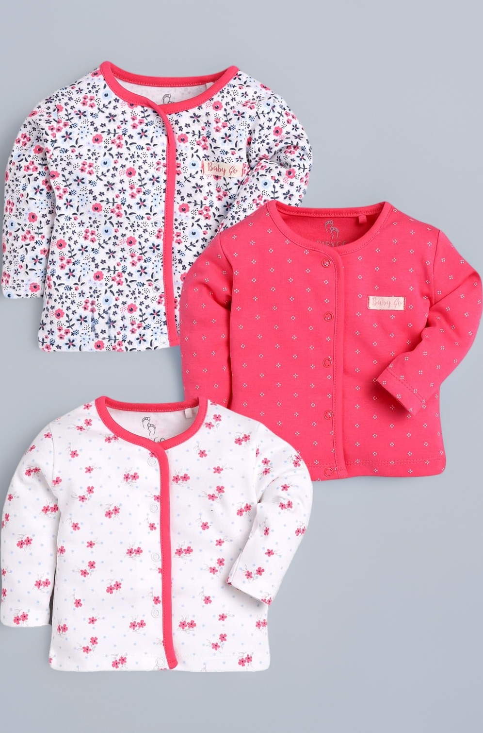 Baby-Girl's Solid Regular Fit T-Shirt