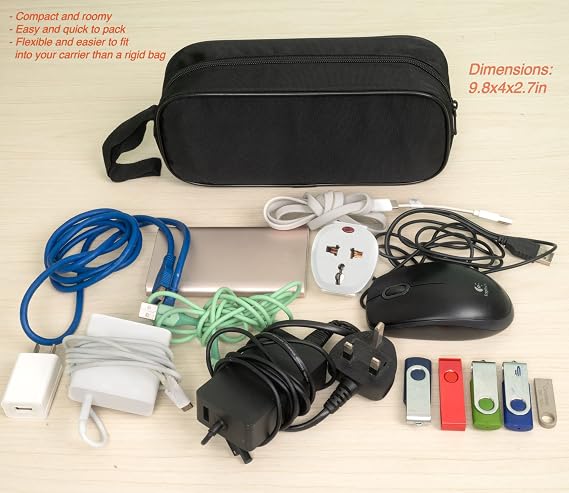 ButterFox Universal Electronics Accessories Travel Organizer/Carry Case (Medium)