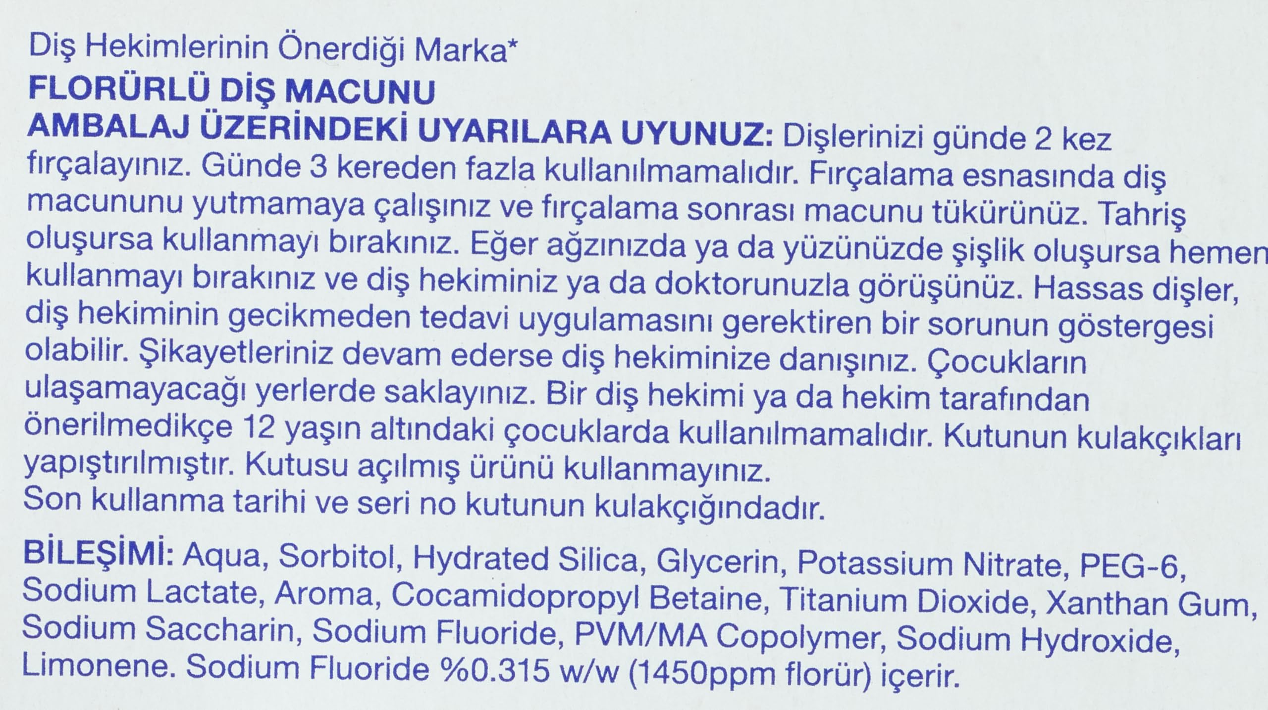 Sensodyne Promine Onarım Beyazlatıcı Diş Macunu 75 ml (3 paketi)