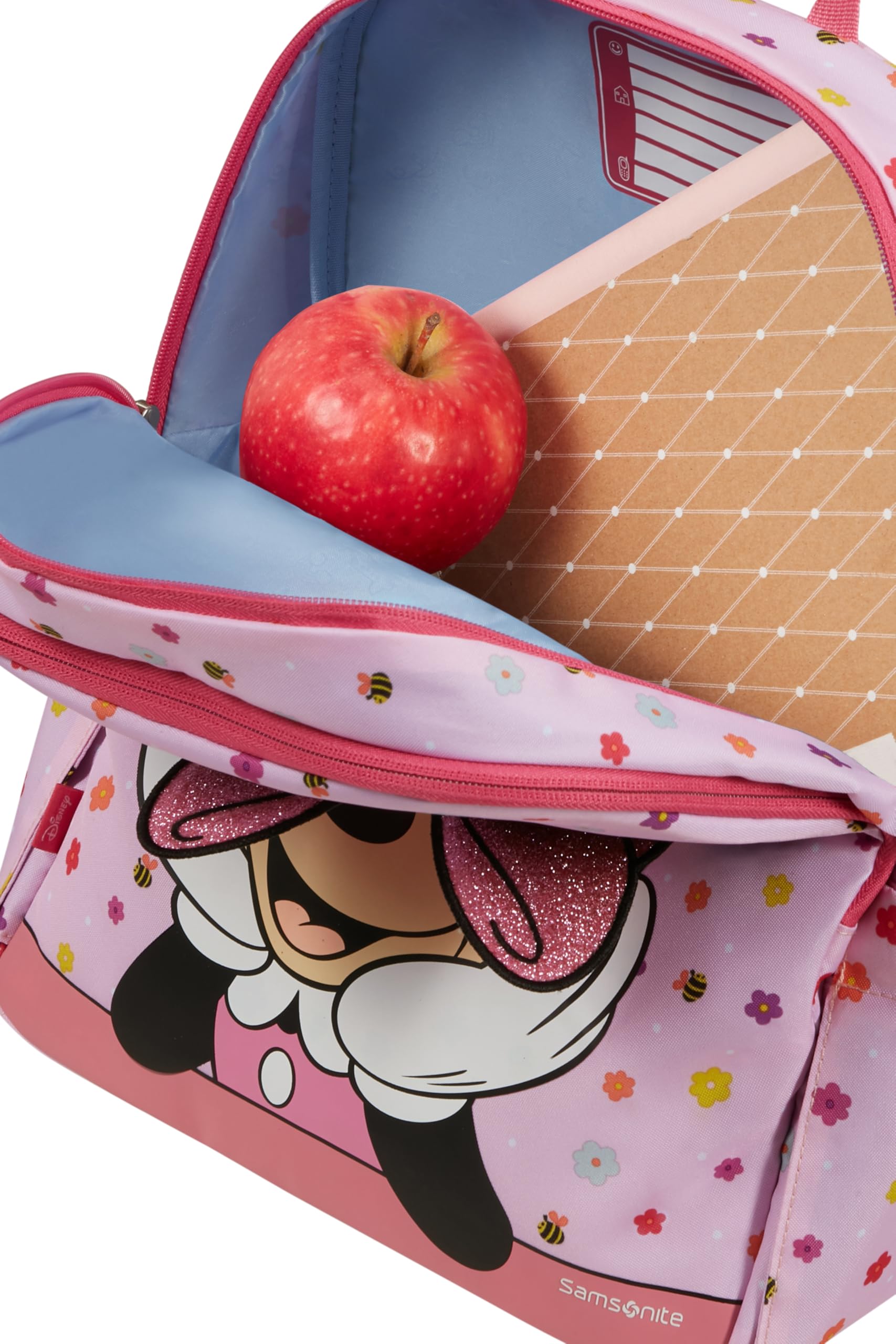 Samsonite Daydream Disney - Mochila Infantil Minnie Mouse, 36 cm, 15 L - Ergonómica con Tirantes Acolchados y Panel Trasero - Detalles Reflectantes - 2 Portabotellas - Minnie Flower Power