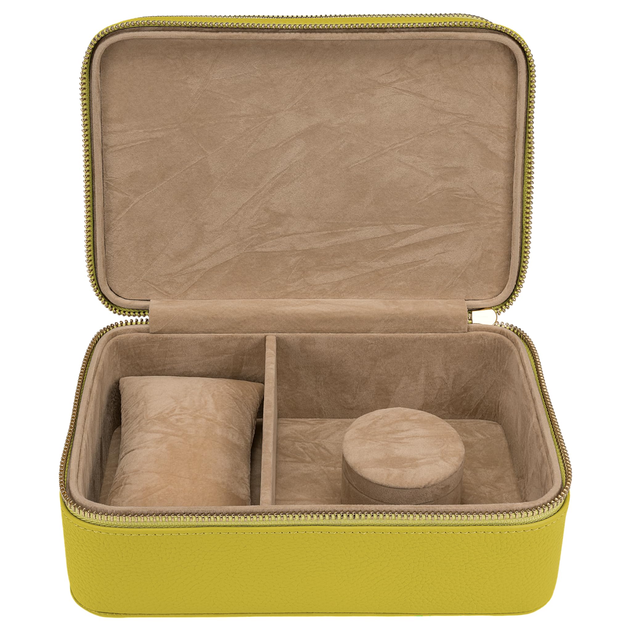 Windrose Szkatułka na biżuterię Aurora Jewelry Case Lime jasnożółta