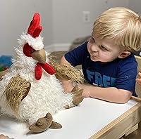 Vista 6 de Mary Meyer FabFuzz - Juguete suave de peluche, gallo, 16 pulgadas