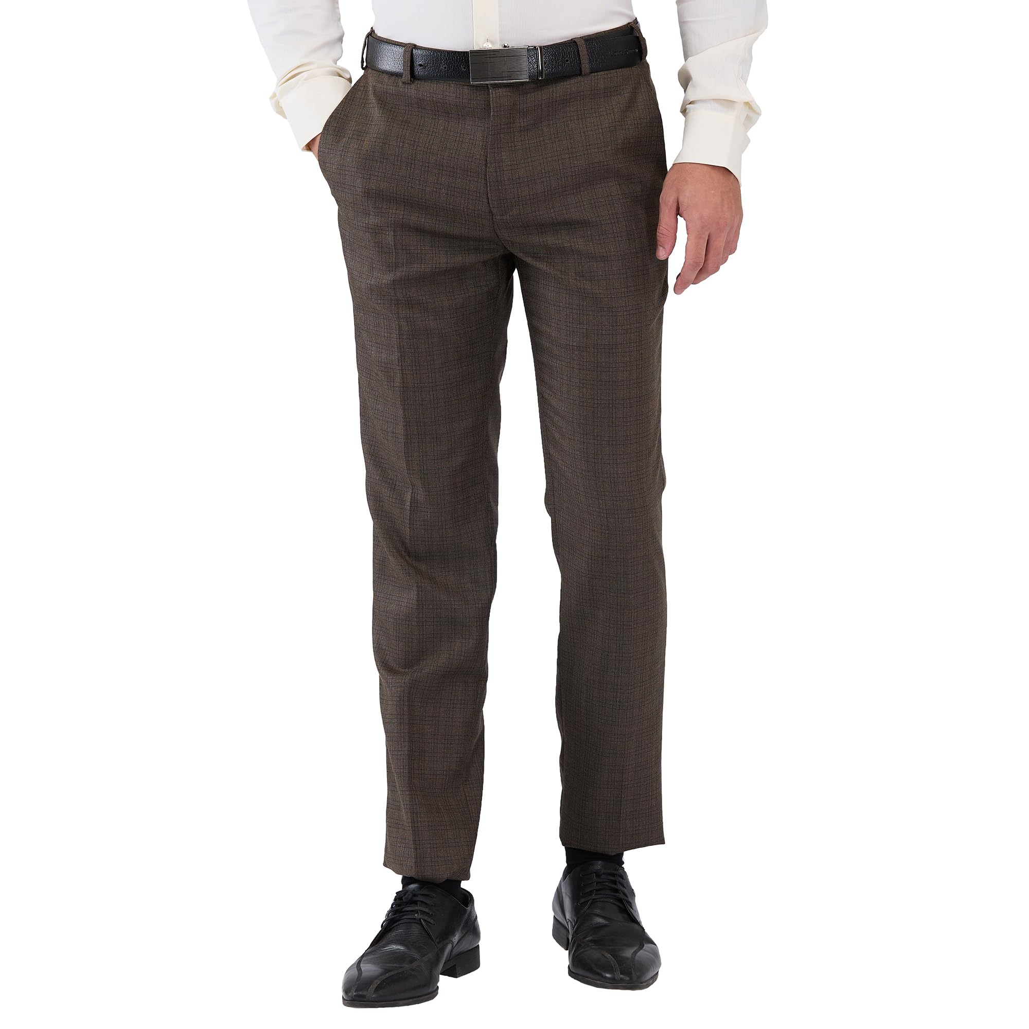 raymond Men's Slim Fit Mid Rise Trouser-picture-47