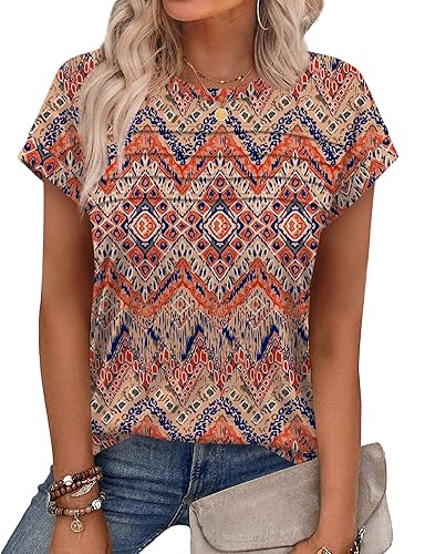 WEESO Womens Summer Tops Trendy 2026 Cap Sleeve T Shirts