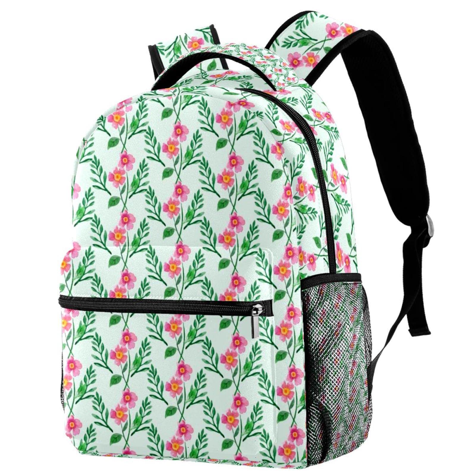 Sac à dos de voyage floral vert aux finitions soignées Leisure Campus - 7