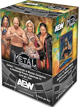 2025 Upper Deck AEW Metal Universe Blaster Box 5 Packs, 6 Cards per Pack