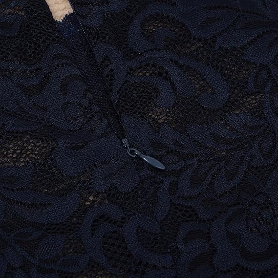 Swing Abendkleid mit blusigem Top aus flo 6801 Vintage pink/multi | Westen Mode sinds 1881