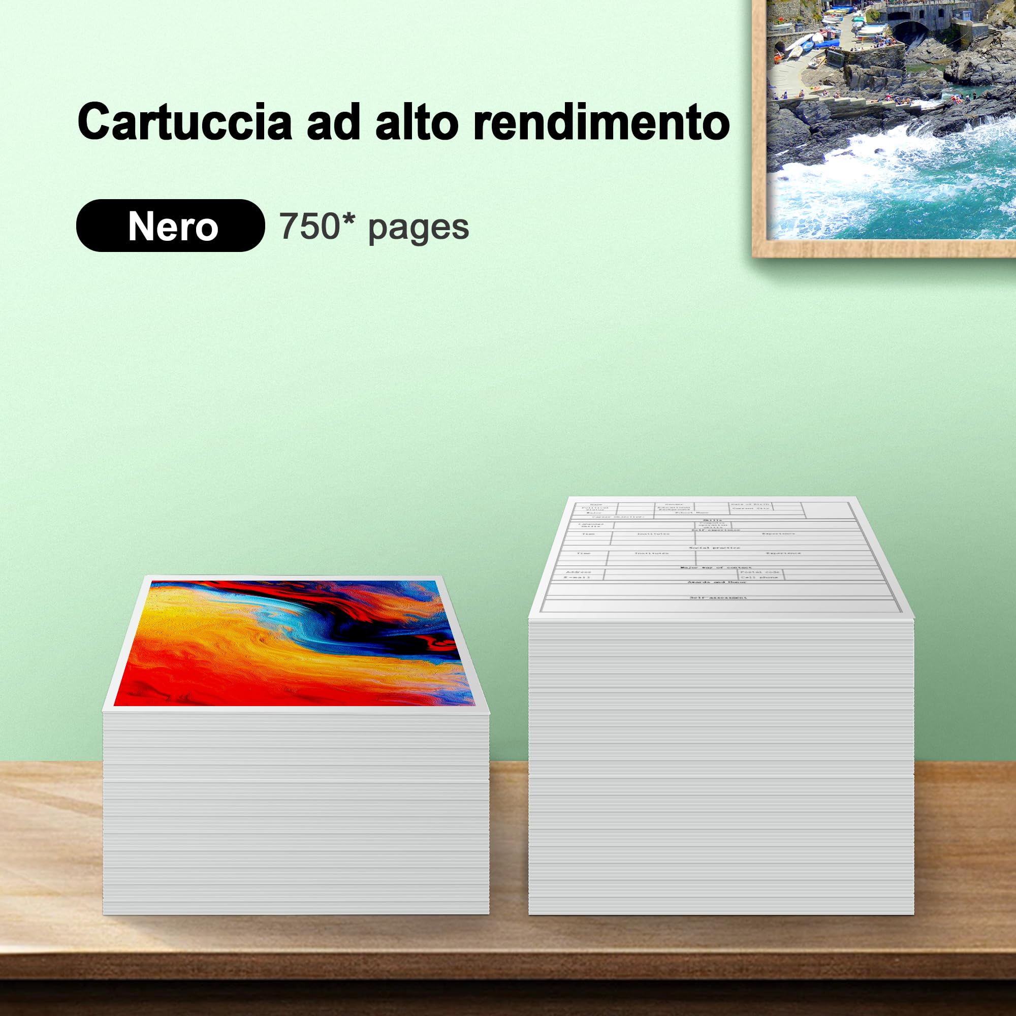 PG-560 PG-560XL Nero Cartucce d'inchiostro Sostituzione per Canon 560 XL PG560 PG-560 PG560XL per Pixma TS5350 TS5351 TS5352 TS 5350 TS 5351 TS 5352 TS7450 TS7451 (560XL Nero)