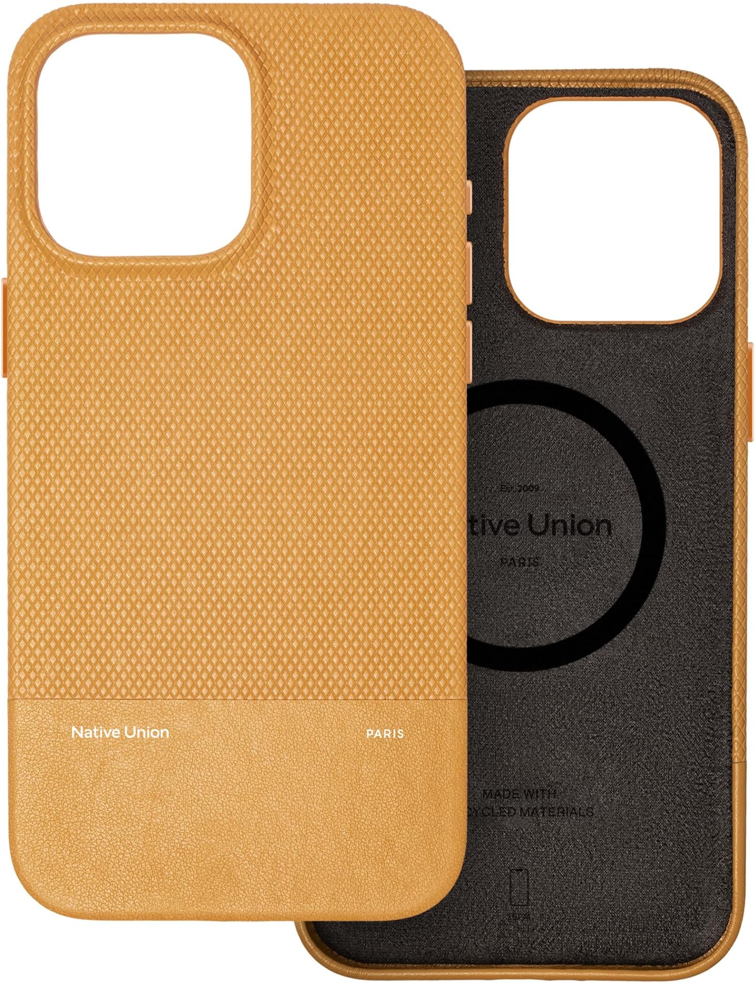 Native Union (Re Classic Case 3.0 – MagSafe Compatible with Built-in Magnets – Resistant & Recycled Materials – Ultra-Durable with 6ft / 1.8m Drop Protection for iPhone 16 Pro Max (Kraft)