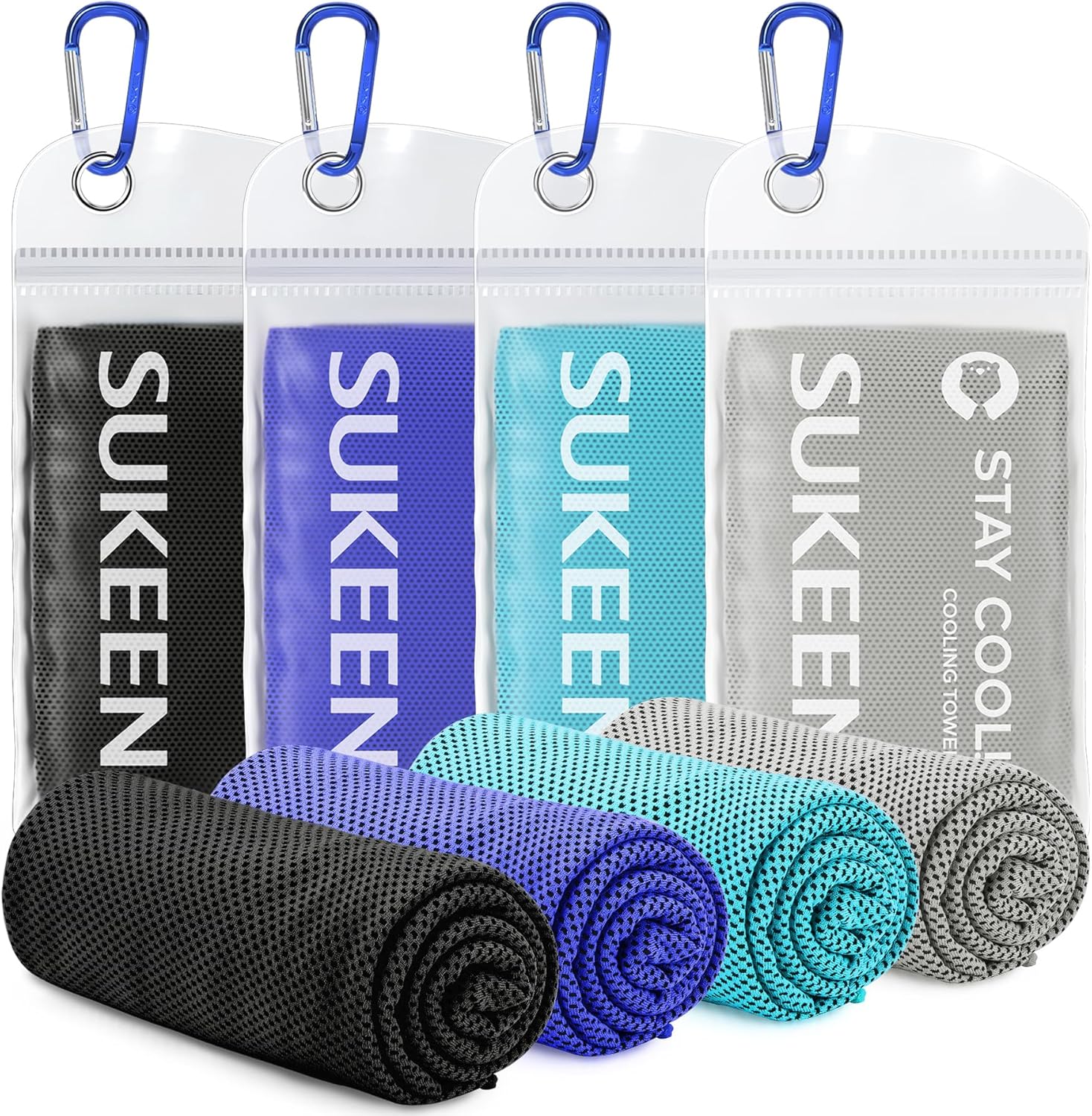 Sukeen Cooling Towels (40"x12"), Cool Towels for Neck